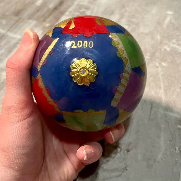 Pier 1 Li Bien 2000 glass angel ornament: NWT - Picture 2 of 9